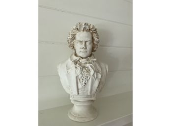 Cast Plaster Beethoven Bust