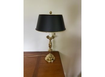 Brass Double Light   Desk Lamp