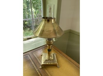 Brass Lamp 'Paris, Orient Express, Istanbul'