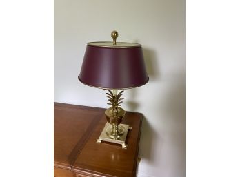 Brass Pineapple Desk  Lamp