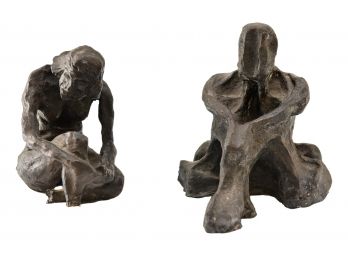 Pair Of Impressionist Sculptures