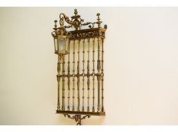 Vintage Bronze Wall Mounted Lantern Cage Light Fixture