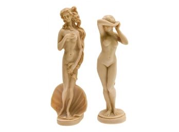 Pair Of Nude Women Figurines