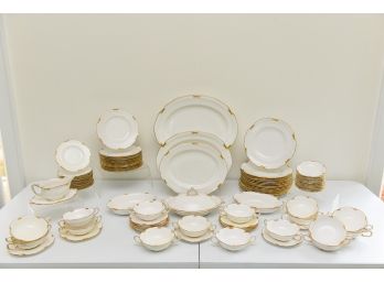 Royal Crown Derby English Bone China Regency Dinnerware Set