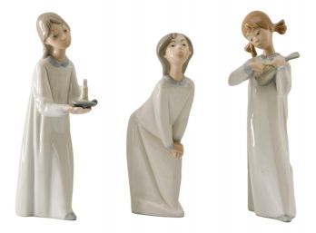 Set Of Three Children Lladro Figurines