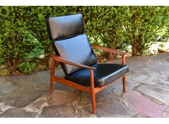 Arne Vodder France & Sons John Stuart Mid-Century Modern Danish Teak Reclining Arm Chair