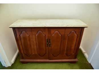 Marble Top Wood Console Table Purchased At Macy's