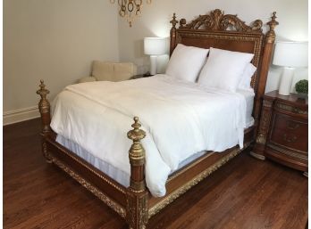 Spectacular French Empire Style Bed Frame - Paid $4,800 For Bed - Mattress & Platform - Incredible Condition