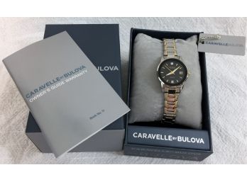 Lovely Brand New CARAVELLE BY BULOVA Ladies Diamond Watch - Brand New In Box - $225 Retail Price - VERY NICE