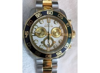 Fantastic INVICTA Pro Diver Watch - Brand New In Hard Case - Two Tone Stainless - $995 Retail Price