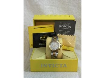 Stunning Brand New INVICTA CHRONOGRAPH Watch - On Original Box With Booklets & Tag - Paid $695 - NEW !