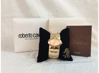 Fabulous Brand New ROBERTO CAVALLI Ladies Oval Watch In Original Box - With Box & Booklet - $395 Retail