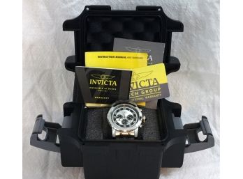 Fantstic Brand New INVICTA CHRONOGRAPH - Paid $795 - Japan Movement - Hard Case - Polish Cloth & Booklets