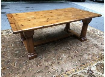 Fantastic Large Pine Dining / Kitchen Table ACQUISITIONS By HENREDON - Great Table - Overall Good Condition