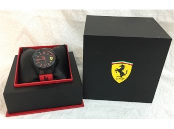 Amazing Brand New FERRARI SCUDERIA All Silicone Mens  / Unisex Watch - VERY PRICEY - In Original Box !