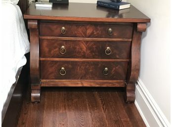 1 Of 2 Beautiful American Empire Style - 3 Drawer Chest / Night Stand / End Table - Paid $630 - Forbidden City