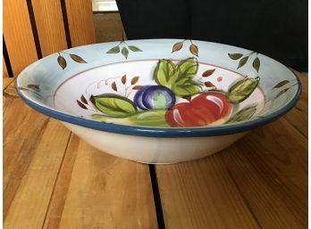 Black Forest Handpainted Fruit Bowl 12D