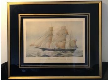 Framed Antique Print - Currier & Ives, Grapeshot