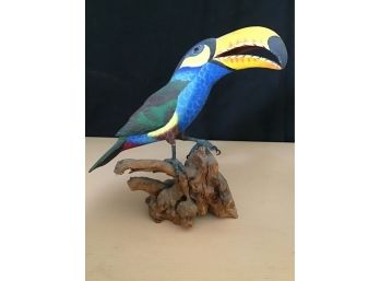 Colorful Wooden Toucan - 8.75H