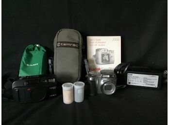 Kodak EZ Share Z700 And Minolta Sightseer Zoom, Camera Lot