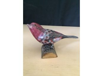 Finch Wooden Decoy - 3.5H