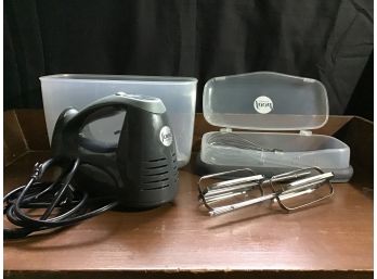 Food Network Electric Mixer With 4 Beaters And Whisk