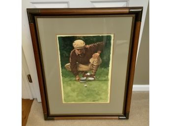 Golfer Print  ~ Glen Green ~