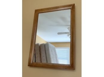 Large Wood Trimmed Mirror