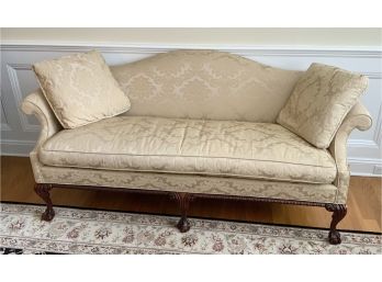 Beautiful Hickory Chair Chippendale Style Camelback Sofa