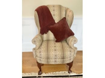 Beautifully Upholstered Wing Back Chair