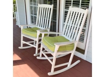 Beautiful Pair Of Porch Rockers