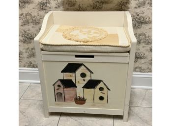 Painted Laundry Hamper