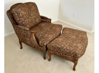 Beautiful Chair & Half Plus Ottoman ~ Great Piece ~