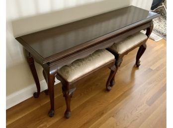 Sofa Table W/stools