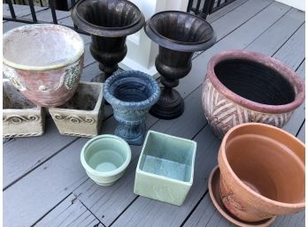 Collection Of Pots And Planters