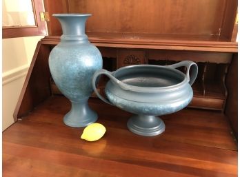 Decorative Porcelain Vase And Urn-shaped Pedestal Bowl - Villeroy & Boch