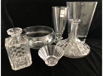 Collection Of Vases, Bowls And Decanters - Villeroy & Boch And Vera Wang Collection For Wedgwood