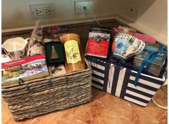 Double Tea Themed Gift Baskets - Beautifully Packaged And Ready To Give