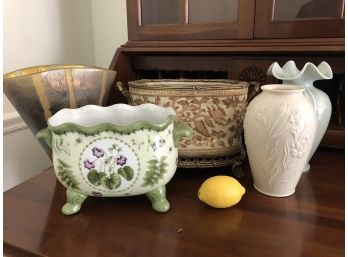 5 Piece Vase And Cache Pot Collection