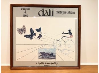 Currier And Ives And Dali Exhibit Poster 1977 - Large, Beautifully Framed And Matted