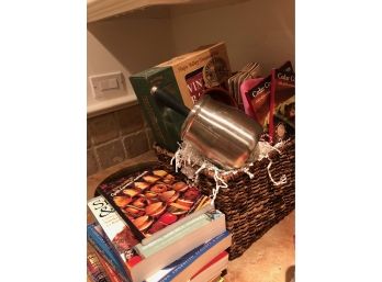 BBQ Gift Basket And Cook Books