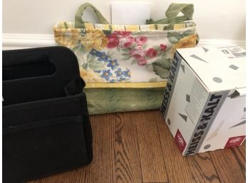 Wine Tote, Wine Cooler And A Summery Bag Just Right For A Picnic