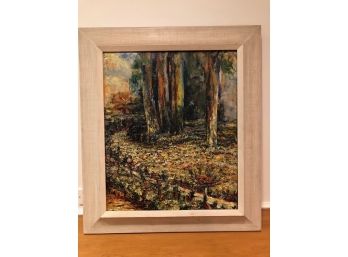 Impasto Oil Painting Landscape - Framed 28x25