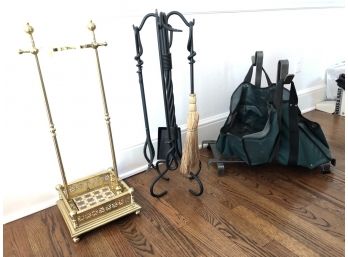 Black Wrought Iron Fireplace Tools And More