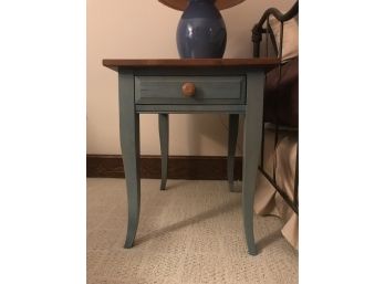 **Ethan Allen Side Table With Drawer