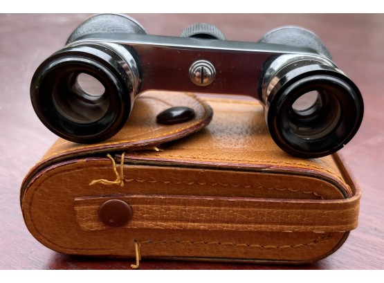 Vintage Binoculars Milo 2.5x With Original Case