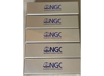 5 NGC Empty Boxes Each Holds 20 Graded Coins