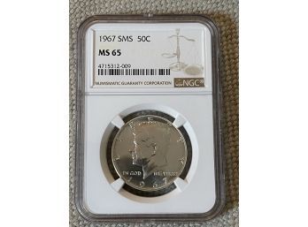 1967 Kennedy Silver Half Dollar MS 65 NGC