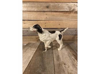 Vintage Cast Iron Springer Spaniel Dog Doorstop