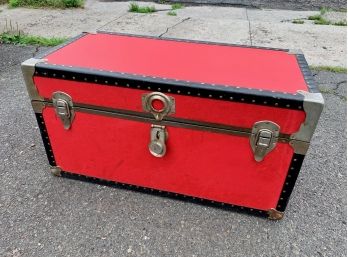 Vintage Red Trunk